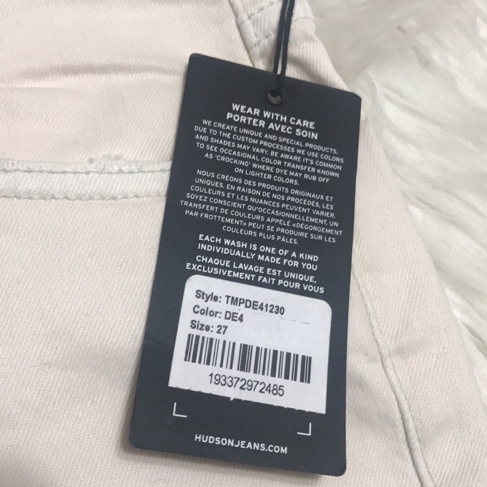 Hudson Remi High Rise Straight Size 27 - Picture 9 of 12
